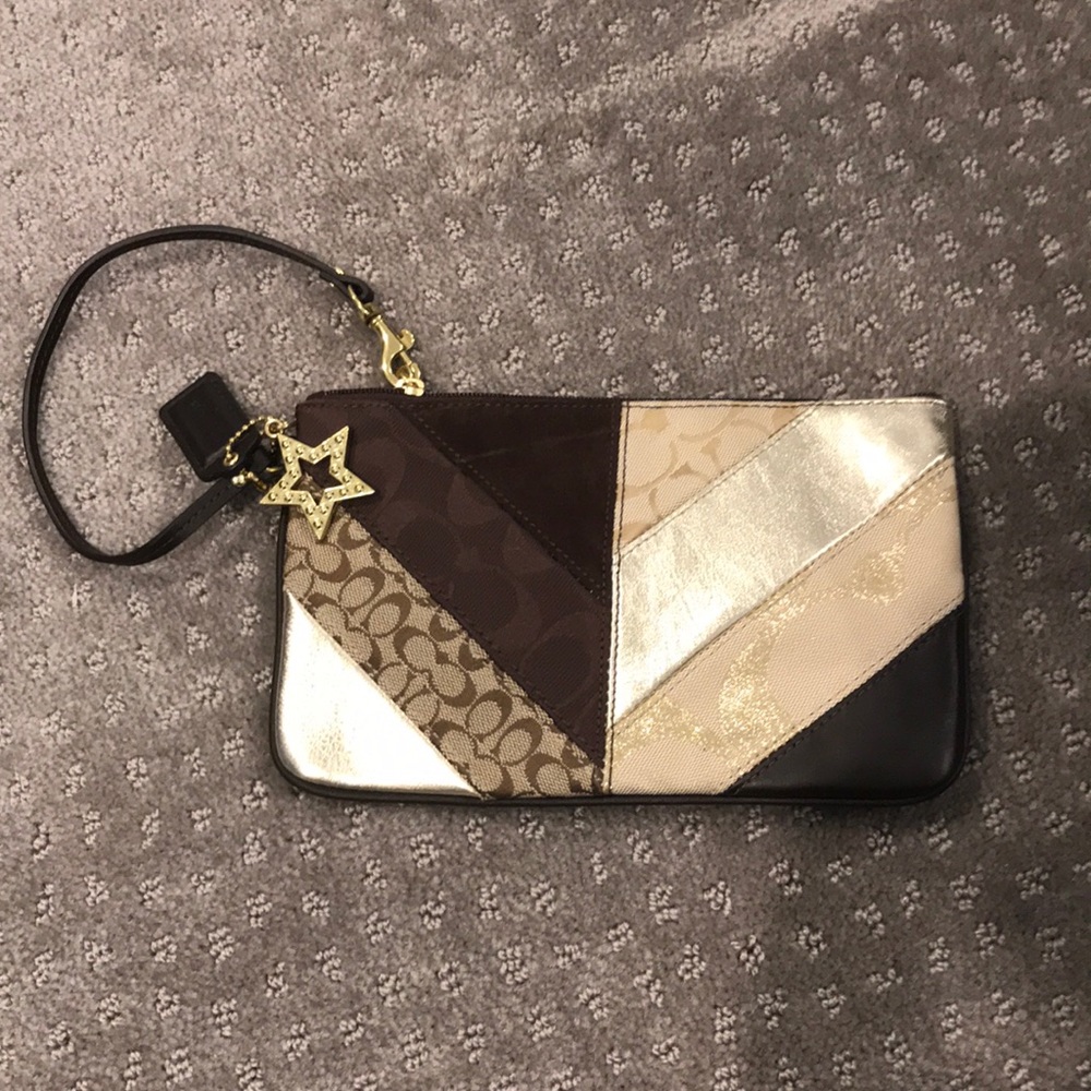 Coach Patchwork Collection Wristlet - Picture 2 of 4